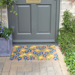 RHS Spring Flowers Latex Backed Door Mat 45 x 75cm - Size: 45 x 75 x 1.5cm - Multi - Wilko - thumbnail 7
