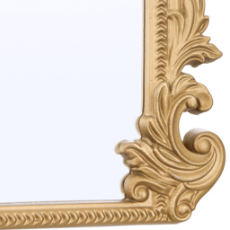 Living and Home Gold Classic Decorative Vanity Mirror with Stand 51 x 41cm - Size: 51 x 41 x 1.5cm - Wilko - thumbnail 6