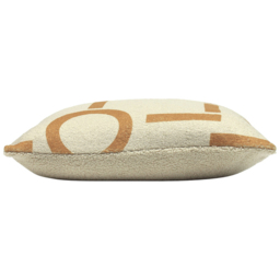 furn. Shearling Ginger Circa Geometric Cushion - Size: 43 x 43 cm - Orange - Wilko - thumbnail 4