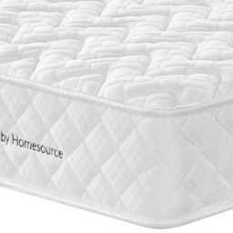 Home Source Antares Single Quilted Medium Firm Bonnell Coil Mattress - White - Wilko - thumbnail 4