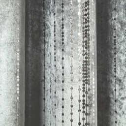 Divante Silver Selina Foil Dotty Stripe Eyelet Curtains 168 x 183cm - Size: W 168 x D 183cm - Wilko - thumbnail 5