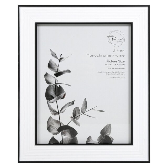 The Port. Co Gallery Alston Monochrome Photo Frame 10 x 8 inch - Multi - Wilko