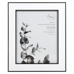 The Port. Co Gallery Alston Monochrome Photo Frame 10 x 8 inch - Multi - Wilko