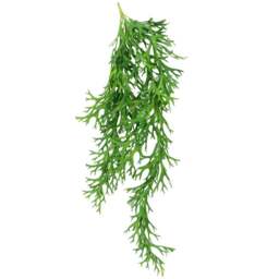 Botanik Staghorn Fern Hanging Artificial Plant 80cm - Size: 80 x 20 x 4cm - Green - Wilko - thumbnail 1