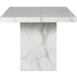 Julian Bowen Rome Marble Effect 6 Seater Dining Table White - Wilko - thumbnail 4