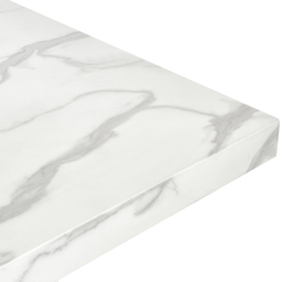 Julian Bowen Rome Marble Effect 6 Seater Dining Table White - Wilko - thumbnail 5