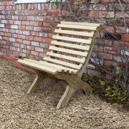 Forest Garden Kuba Chair - Size: 82 x 60 x 73.7cm - Green - Wilko - thumbnail 5