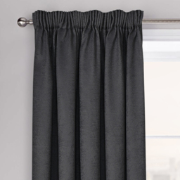 Velosso Westwood Black Curtains 117 x 137cm - Size: W 117 x D 137cm - Wilko - thumbnail 3