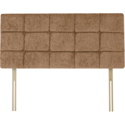 Bedmaster Pearl Super King Size Mink Chenille Squared Headboard - Cream - Wilko - thumbnail 3