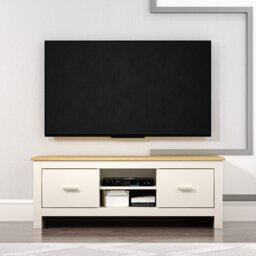 Lexington Cream and Gold TV Unit - Wilko - thumbnail 1