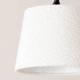 ValueLights Rory Cream Boucle Taper Shade - Size: 17 x 22 x 22cm - Wilko - thumbnail 4