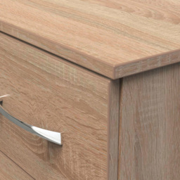 Crowndale Avin 4 Drawer Bardolino Oak Bedside Cabinet - Wilko - thumbnail 6