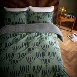 Helena Springfield Calla King Size Green Duvet Set - Wilko - thumbnail 4