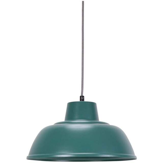 ValueLights Morris Teal Dome LED Pendant Ceiling Light - Size: 116 x 30 x 30cm - Blue - Wilko - image 1