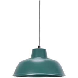 ValueLights Morris Teal Dome LED Pendant Ceiling Light - Size: 116 x 30 x 30cm - Blue - Wilko