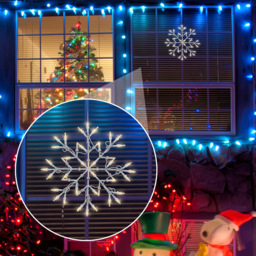 The Christmas Workshop 35 Warm White LED Snowflake Light - Wilko - thumbnail 3