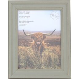 Keswick Sage Rustic Frame - Sage/8x6in - Size: A5 - The Port. Co Gallery - Wilko - thumbnail 1