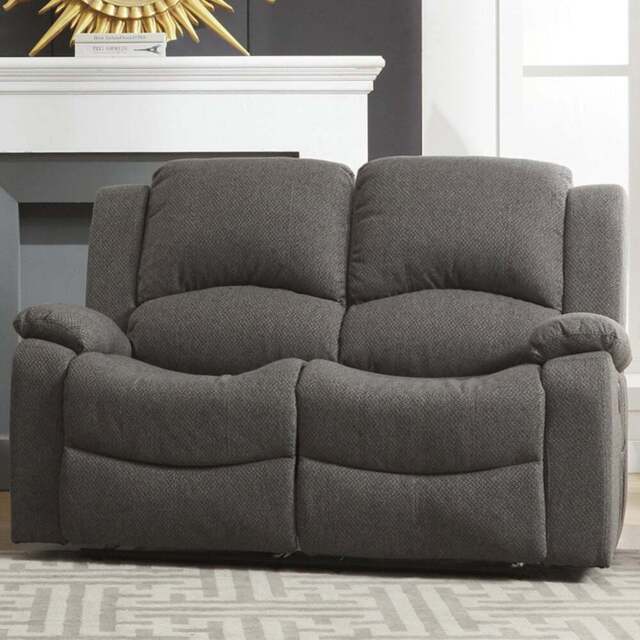 Marldon 2 Seater Dark Grey Electric Recliner Sofa - Artemis Home - Wilko - image 1