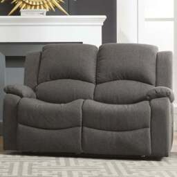 Marldon 2 Seater Dark Grey Electric Recliner Sofa - Artemis Home - Wilko - thumbnail 1