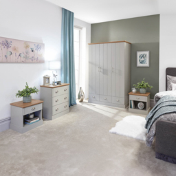 GFW Kendal Grey 4 Piece Bedroom Furniture Set - Wilko - thumbnail 6