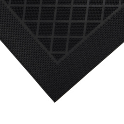 JVL Harlequin Rubber Scraper Doormat 40 x 60cm - JVL Homewares - Wilko - thumbnail 4