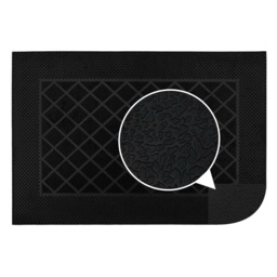 JVL Harlequin Rubber Scraper Doormat 40 x 60cm - JVL Homewares - Wilko - thumbnail 7