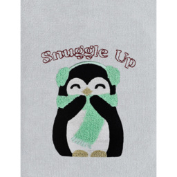 Noel Square Penguins Snuggle White Hand Towel 2 Pack - Size: 66 x 41 x 1cm - Wilko - thumbnail 4