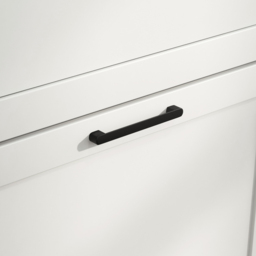 HOMCOM 2 Flip Down Drawer Single Drawer White Narrow Shoe Cabinet - Size: 105 x 24 x 58cm - Wilko - thumbnail 4