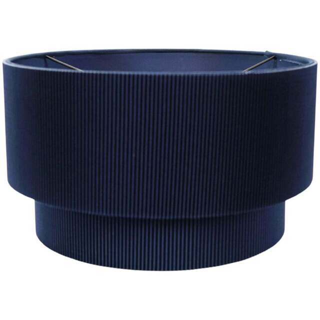 ValueLights Mason 2 Tier Blue Crinkle Shade - Size: 17.5 x 31 x 31cm - Wilko - image 1
