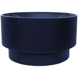 ValueLights Mason 2 Tier Blue Crinkle Shade - Size: 17.5 x 31 x 31cm - Wilko