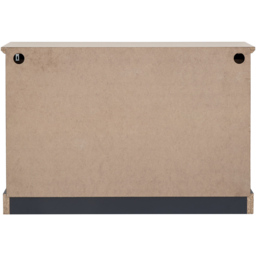 GFW Kendal 3 Door 2 Drawer Slate Blue Large Sideboard - Size: 39 x 117 x 77cm - Wilko - thumbnail 7