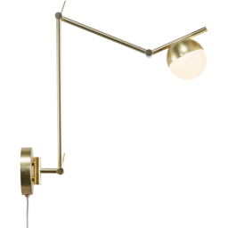 Nordlux Contina Brass Wall Light - Size: 37.2 x 12.5 x 37.2cm - Gold - Wilko - thumbnail 4