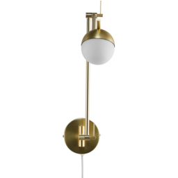 Nordlux Contina Brass Wall Light - Size: 37.2 x 12.5 x 37.2cm - Gold - Wilko - thumbnail 6