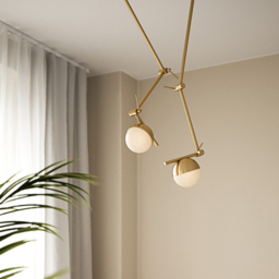 Nordlux Contina Brass Wall Light - Size: 37.2 x 12.5 x 37.2cm - Gold - Wilko - thumbnail 7