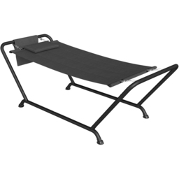 Outsunny Dark Grey Garden Hammock with Stand - Size: 92 x 237 x 90cm - Wilko - thumbnail 1