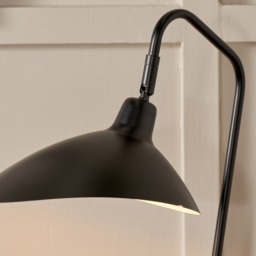 Pacific Lifestyle Toulon Matt Black Metal Retro Task Table Lamp - Size: 50 x 22 x 39cm - Wilko - thumbnail 4