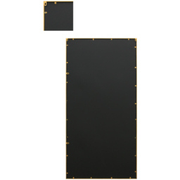 MirrorOutlet The Tabula Gold Metal Framed Window Wall Mirror 180 x 90cm - Wilko - thumbnail 5