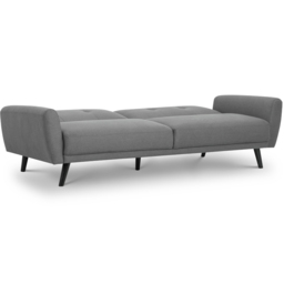 Julian Bowen Monza 2 Seater Grey Sofa Bed - Wilko - thumbnail 5