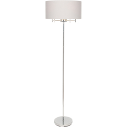 Pacific Lifestyle Plaza Silver 5 Light Metal Floor Lamp - Wilko - thumbnail 4