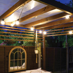 Eagle Connect Festoon 15 Warm White Clear Lamps LED String Light 5m - Size: 51 x 40 x 9cm - BLACK - Wilko - thumbnail 4