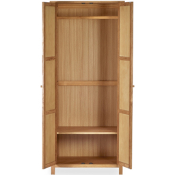 Julian Bowen Coxmoor 2 Door Oak Wardrobe - Brown - Wilko - thumbnail 5
