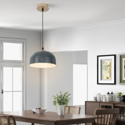 Costway Adjustable Hanging Cable Pendant Light - Size: 28 x 28 x 16cm - Grey - Wilko - thumbnail 4