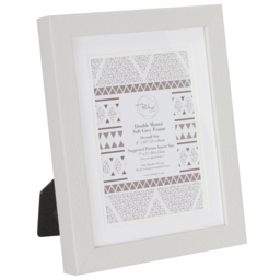 The Port. Co Gallery Soft Grey Double Mount Photo Frame 7 x 5 inch - Wilko - thumbnail 3