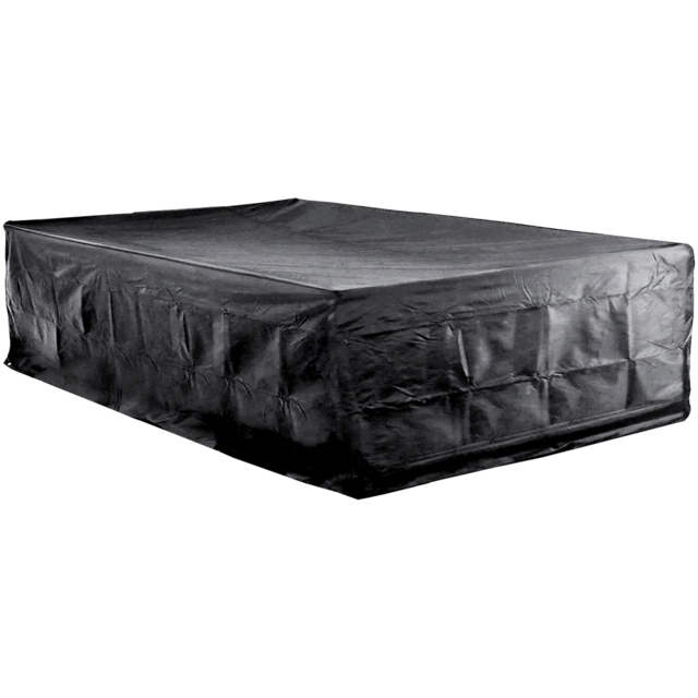 Cozy Bay EZBreathe Medium All-in-One Black Patio Set Cover - Size: 71 x 215 x 250cm - Wilko - image 1