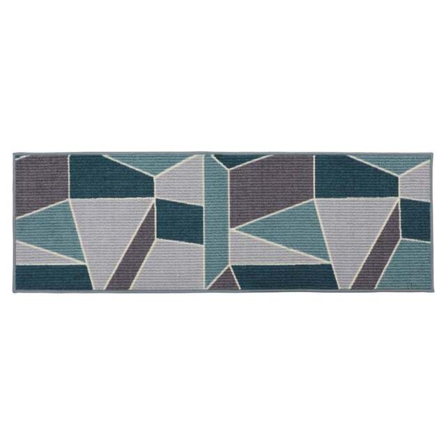 JVL Fiora Duck Egg Runner 57 x 150cm - Size: 50 x 150cm - Green - JVL Homewares - Wilko - image 1