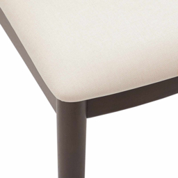 vidaXL Set of 2 Light Brown Rubberwood Vintage Dining Chairs - Wilko - thumbnail 6