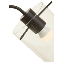 Premier Housewares Matte Black Curved Table Lamp Light - Size: 25 x 15 x 40cm - Wilko - thumbnail 6