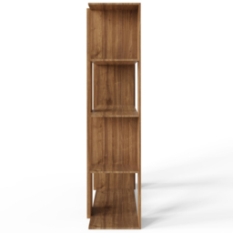 GFW Rowan 8 Shelf Oak Slatted Display Unit - Wilko - thumbnail 5