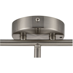 Cosylyte Milan Bathroom 3 Light Brushed Nickel Ribbed Glass Spotlight - Size: 60 x 20 x 20cm - Silver - Wilko - thumbnail 6
