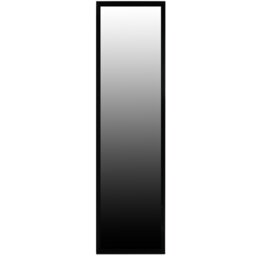 Single Monochrome Over The Door Mirror in Assorted styles - Size: 124 x 34cm - The Port. Co Gallery - Wilko